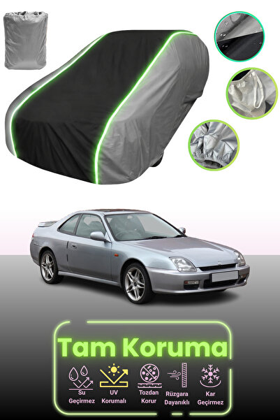 Dokaca Neo غطاء حماية للسيارة باللون الرمادي والأسود والرمادي النيون قماش مجدّل متوافق مع سيارة هوندا بريلود 5