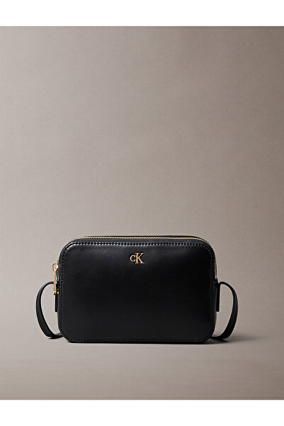 Calvin Klein Schwarze Damen-Umhängetasche mit Reißverschluss