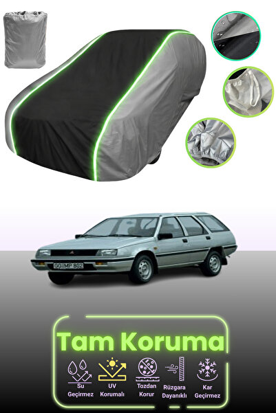 Dokaca Neo غطاء حماية للسيارة باللون الرمادي والأسود والرمادي النيون قماش مجد...