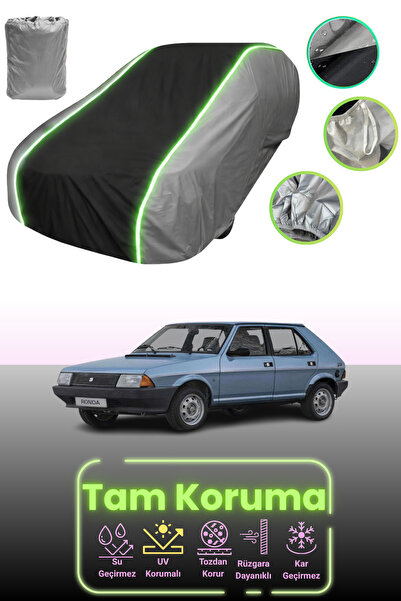 Dokaca Neo غطاء حماية من القماش للسيارة باللون الرمادي والأسود والرمادي النيو...