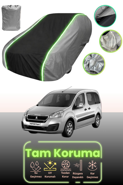 Dokaca Neo غطاء حماية للسيارة باللون الرمادي والأسود والرمادي النيون قماش مجد...