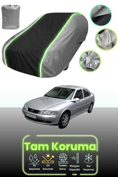 Dokaca Neo غطاء حماية للسيارة باللون الرمادي والأسود والرمادي النيون قماش مجد...