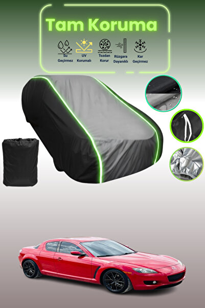 Dokaca Neo غطاء حماية متوافق مع سيارة مازدا Rx-8 2008 - 2012 باللون الأسود_ال...