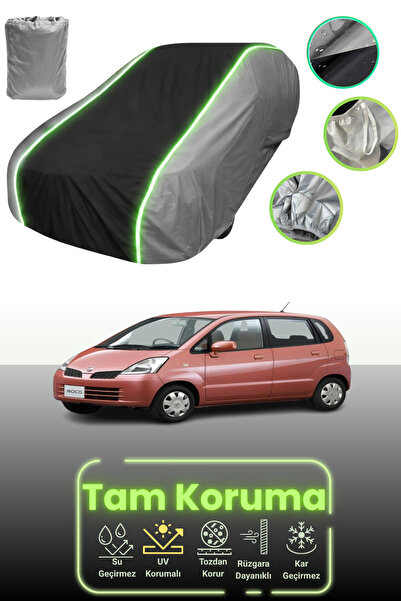 Dokaca Neo غطاء حماية للسيارة باللون الرمادي والأسود والرمادي النيون قماش مجد...