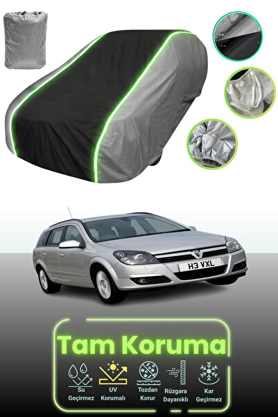 Dokaca Neo غطاء حماية للسيارة باللون الرمادي والأسود والرمادي النيون قماش مجد...