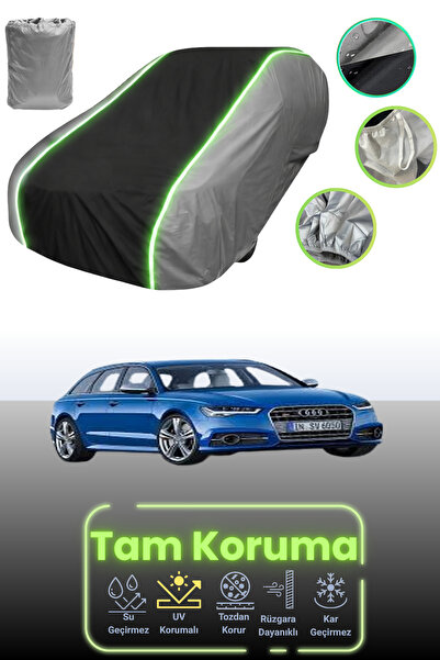 Dokaca Neo غطاء حماية للسيارة باللون الرمادي والأسود والرمادي النيون قماش مجد...