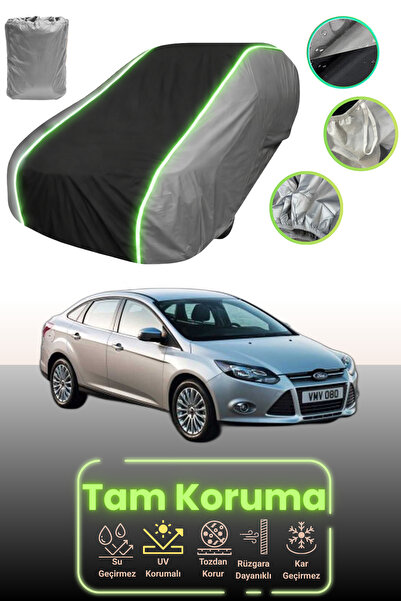 Dokaca Neo غطاء حماية للسيارة باللون الرمادي والأسود والرمادي النيون قماش مجد...