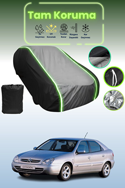 Dokaca Neo غطاء حماية متوافق مع سيارة سيتروين إكسارا قماش مجدّل باللون الأسود...