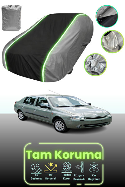 Dokaca Neo غطاء حماية متوافق مع رينو كليو سيمبول/ثاليا 2000 - 2002 باللون الر...