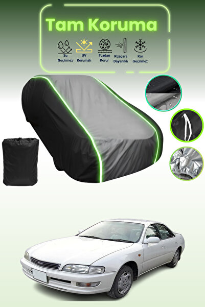 Dokaca Neo غطاء حماية متوافق مع سيارة تويوتا كورونا إكسيف، أسود_رمادي_أسود، غ...