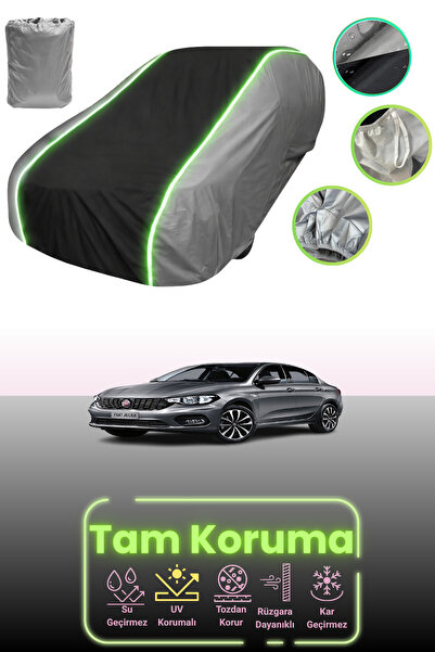 Dokaca Neo غطاء حماية للسيارة باللون الرمادي والأسود والرمادي النيون قماش مجد...