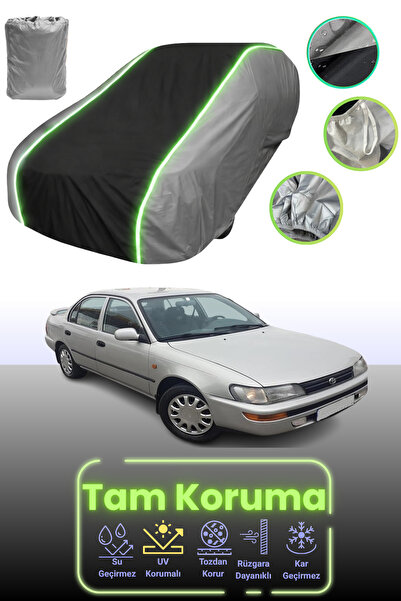 Dokaca Neo غطاء حماية من القماش للسيارة باللون الرمادي والأسود والرمادي النيو...