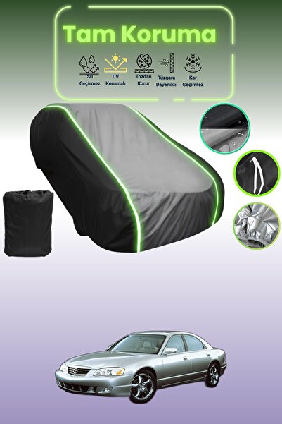 Dokaca Neo غطاء حماية متوافق مع سيارة مازدا Xedos 9 باللون الأسود_الرمادي_الأ...