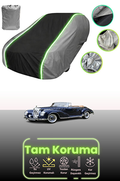 Dokaca Neo غطاء حماية للسيارة باللون الرمادي والأسود والرمادي النيون قماش مجد...