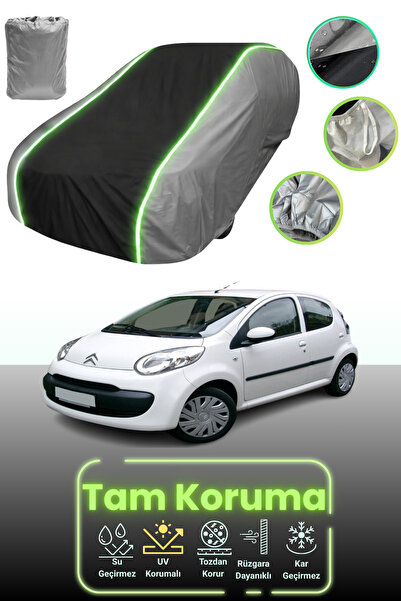 Dokaca Neo غطاء حماية للسيارة باللون الرمادي والأسود والرمادي النيون قماش مجد...