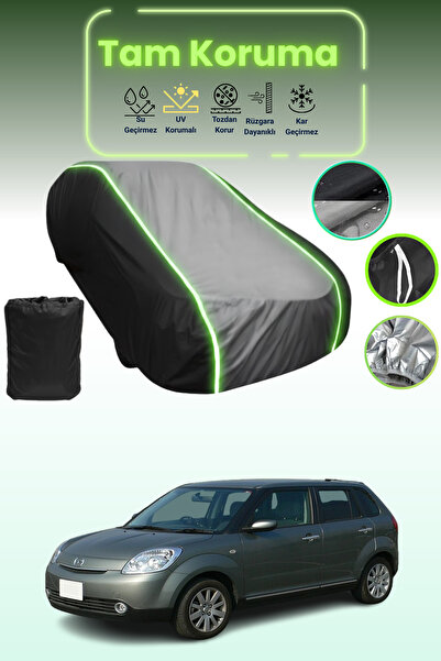 Dokaca Neo غطاء حماية متوافق مع سيارة مازدا فيريسا 2004 - 2021 باللون الأسود_...