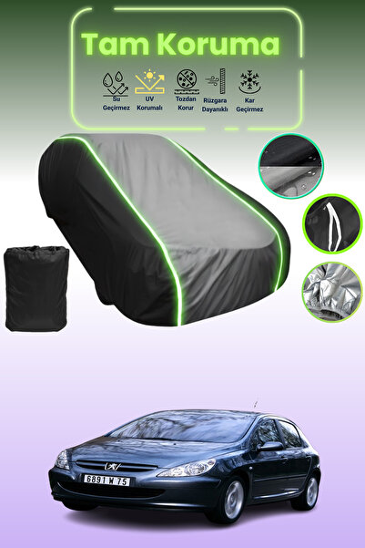 Dokaca Neo غطاء حماية متوافق مع سيارة بيجو 307 ذات قماش مجدّل أبواب من 2001 إ...