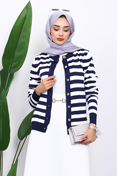 karpuzbutiks Buttoned Cold Thread Knitwear Cardigan