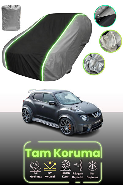 Dokaca Neo غطاء حماية للسيارة باللون الرمادي والأسود والرمادي النيون قماش مجد...