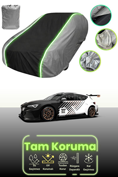 Dokaca Neo غطاء حماية للسيارة متوافق مع غراي.بلاك.غراي نيون قماش مجدّل كوبرا فورمينتور