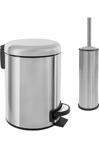 Vinoks طقم حمام من سلسلة إيليت مكون من قطعتين مع ميزة مضادة للجراثيم، سلة مهم...