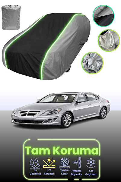 Dokaca Neo Grey.Black.Grey Neon Corded Fabric Hyundai Genesis 2 Compatible Ca...