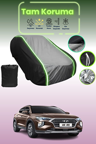 Dokaca Neo غطاء حماية متوافق مع سيارة هيونداي توسان 2018 - 2021 باللون الأسود...