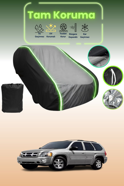 Dokaca Neo غطاء حماية متوافق مع سيارة ايسوزو اسيندر قماش مجدّل باللون الأسود_...