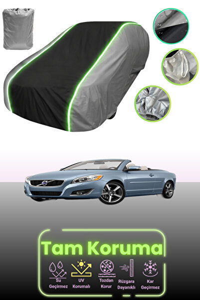 Dokaca Neo غطاء حماية للسيارة باللون الرمادي والأسود والرمادي النيون قماش مجد...