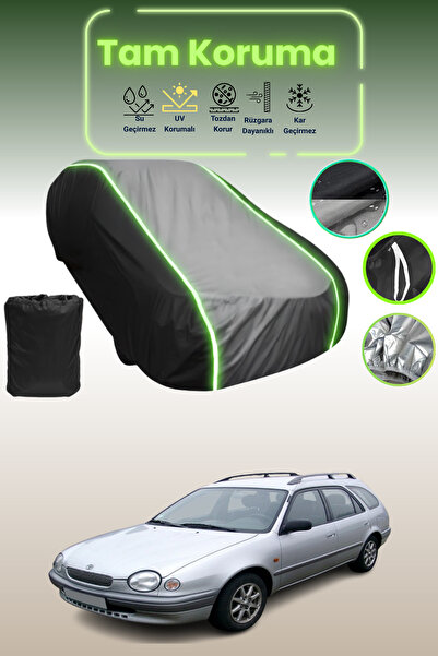 Dokaca Neo غطاء حماية متوافق مع سيارة تويوتا كورولا واجن قماش مجدّل باللون ال...