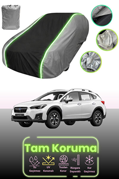 Dokaca Neo غطاء حماية للسيارة باللون الرمادي والأسود والرمادي النيون قماش مجد...