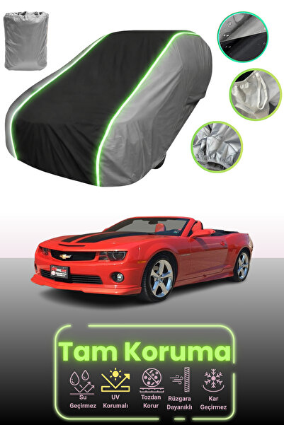 Dokaca Neo غطاء حماية للسيارة باللون الرمادي والأسود والرمادي النيون قماش مجد...