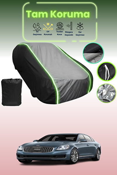 Dokaca Neo غطاء حماية متوافق مع سيارة كيا K900/K9 2018 - 2021 باللون الأسود_ا...