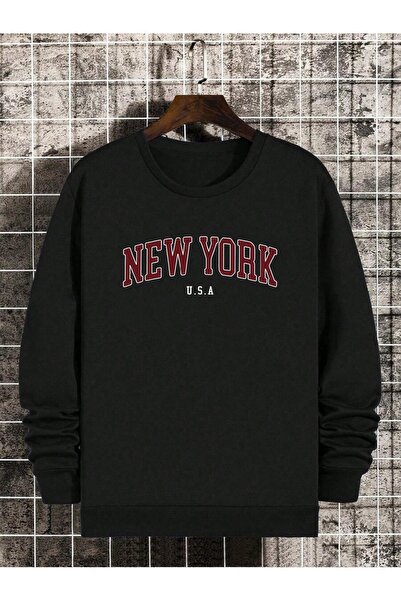 Flaubert -Men's Printed Lkj Sweatshirt 3-Thread Quality Fabric Oversized Cut