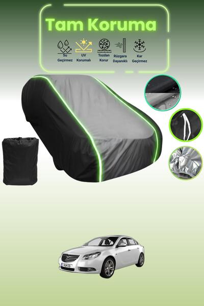 Dokaca Neo غطاء حماية متوافق مع سيارة أوبل إنسيجنيا هاتشباك 2008 - 2013 باللون الأسود_الرمادي_الأسود النيون