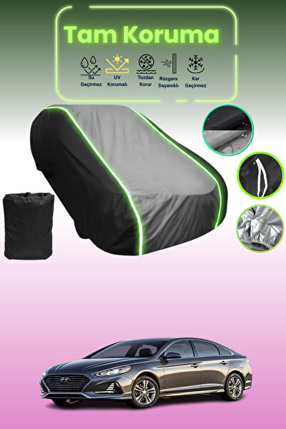 Dokaca Neo غطاء حماية متوافق مع سيارة هيونداي سوناتا 2017 - 2019 باللون الأسو...