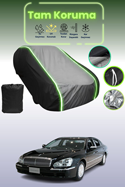 Dokaca Neo غطاء حماية متوافق مع سيارة نيسان بريزيدنت قماش مجدّل باللون الأسود...