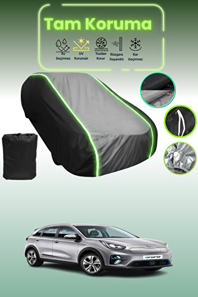 Dokaca Neo غطاء حماية متوافق مع سيارة كيا E-Niro 2018 - 2021 باللون الأسود_ال...