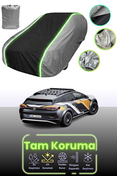 Dokaca Neo رمادي.أسود.رمادي نيون قماش مجدّل فولكس فاجن آي دي. غطاء حماية لقما...