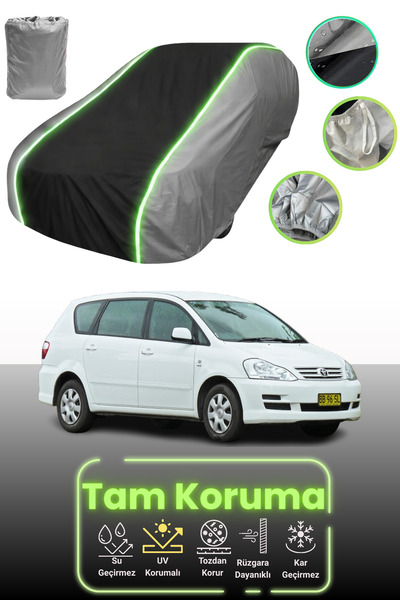 Dokaca Neo غطاء حماية للسيارة متوافق مع تويوتا إبسوم قماش مجدّل باللون الرماد...