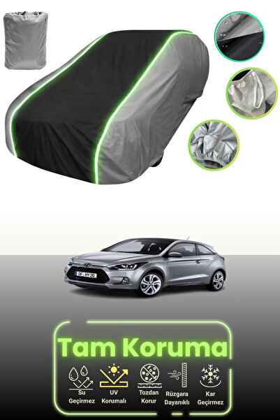 Dokaca Neo غطاء حماية للسيارة باللون الرمادي والأسود والرمادي النيون قماش مجد...