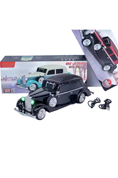 Zen Store BLACK WS-1934 10W Amplifier Audio Car Speaker with Light 3D Surround Music Player Portable