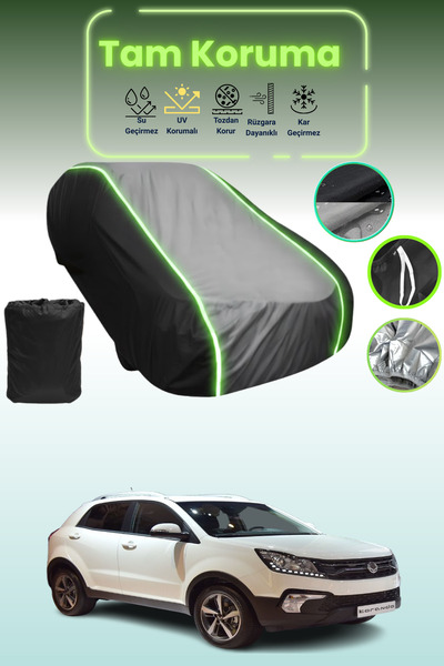 Dokaca Neo غطاء حماية متوافق مع سيارة سانج يونج كوراندو قماش مجدّل 2017 - 201...