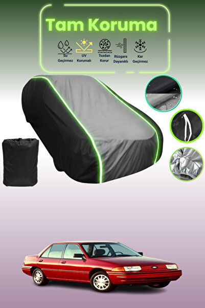 Dokaca Neo غطاء حماية متوافق مع سيارة فورد اسكورت قماش مجدّل باللون الأسود_ال...