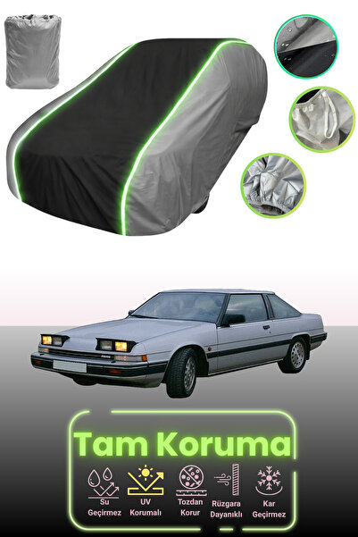 Dokaca Neo غطاء حماية للسيارة باللون الرمادي والأسود والرمادي النيون قماش مجد...