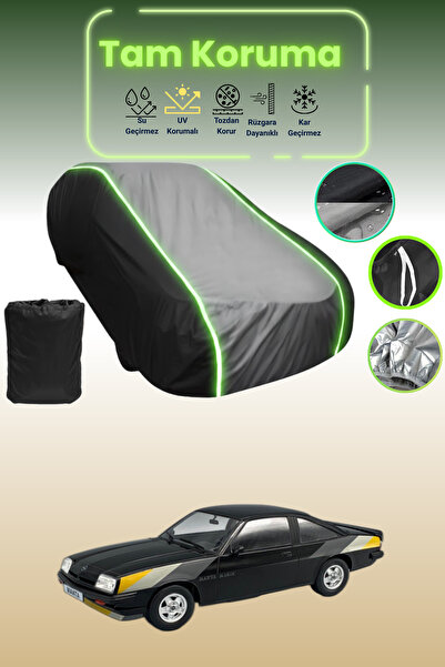 Dokaca Neo غطاء حماية متوافق مع سيارة أوبيل مانتا بي باللون الأسود_الرمادي_ال...