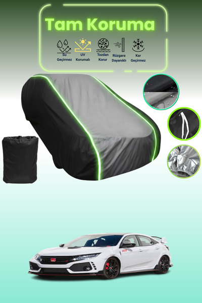 Dokaca Neo غطاء حماية متوافق مع سيارة هوندا سيفيك تايب-آر قماش مجدّل من 2017 ...