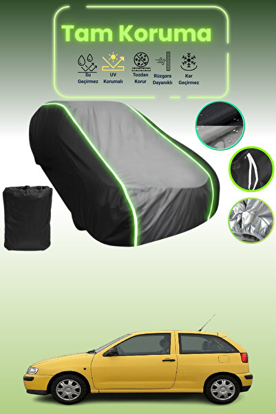 Dokaca Neo غطاء حماية متوافق مع سيارة ايبيزا قماش مجدّل مقاعد 3 أبواب 1999 - ...