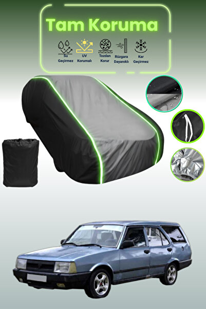 Dokaca Neo غطاء حماية متوافق مع سيارة توفاش إيرل من نوع Black_Grey_Black Neon قماش مجدّل