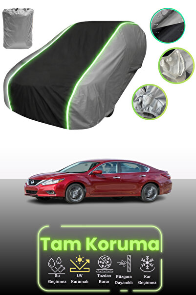 Dokaca Neo غطاء حماية للسيارة باللون الرمادي والأسود والرمادي النيون قماش مجد...